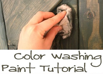 color washing paint tutorial