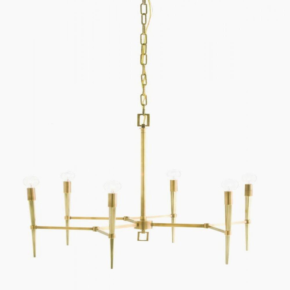 Arteriors 89295 Auburn Six Light Chandelier