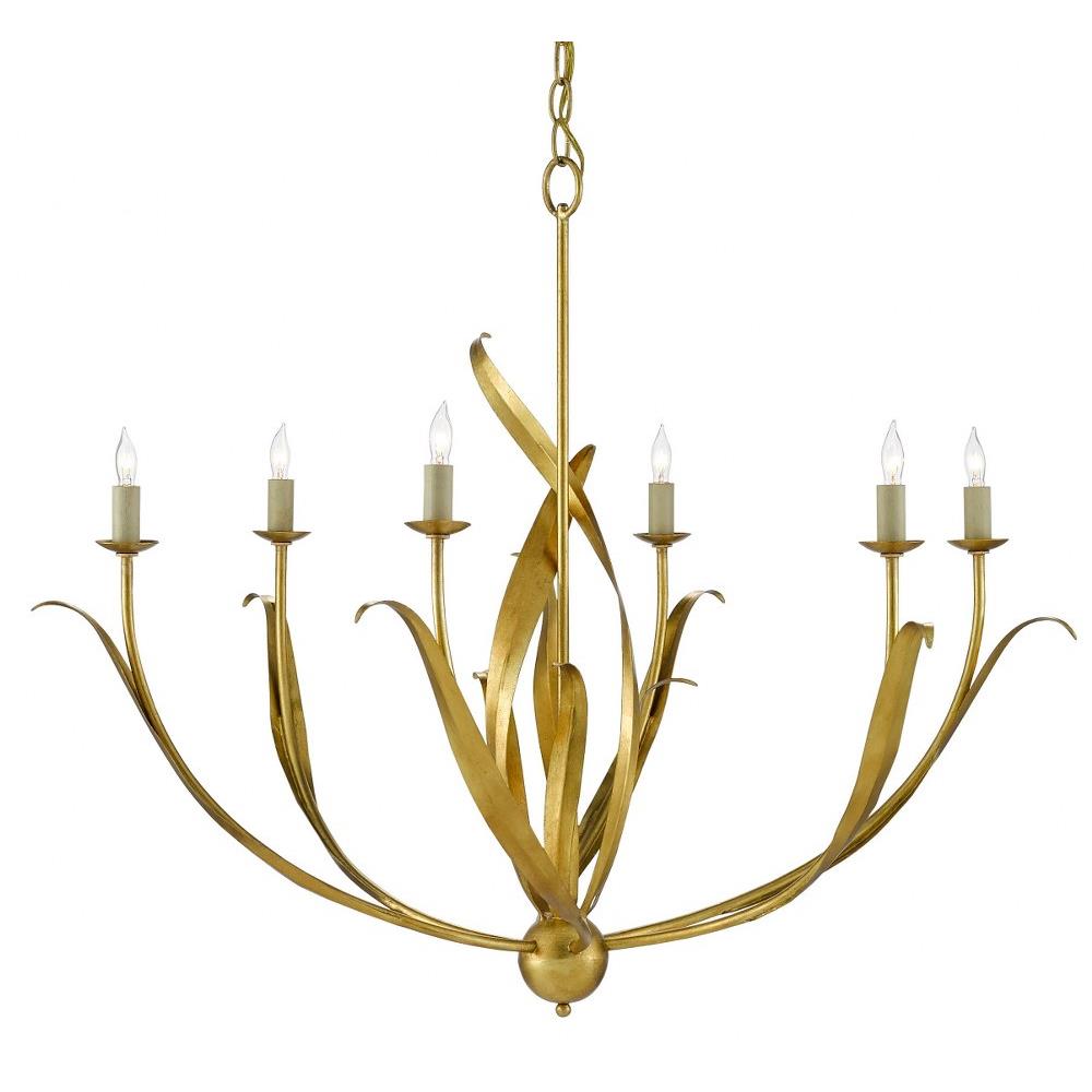 Currey And Company 9000 0444 Menefee Six Light Chandelier 9000 0444 Menefee Six Light Chandelier