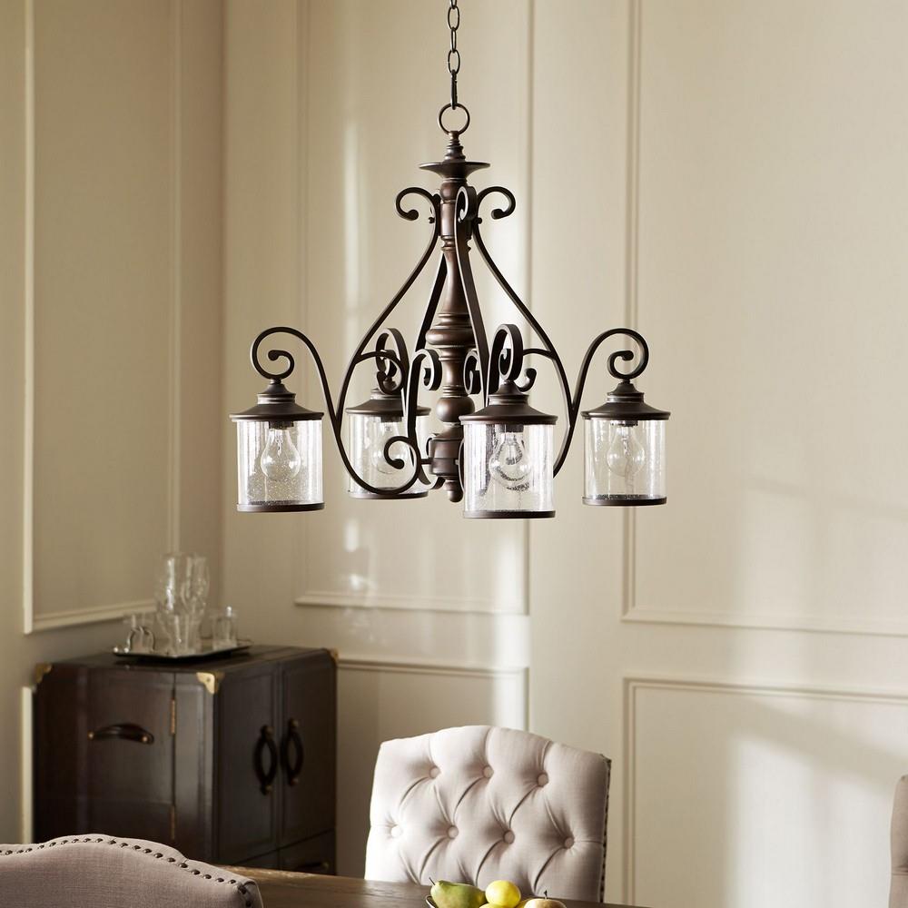Quorum Lighting 6473 4 San Miguel Four Light Nook Pendant Quorum Lighting 6473 4 San Miguel