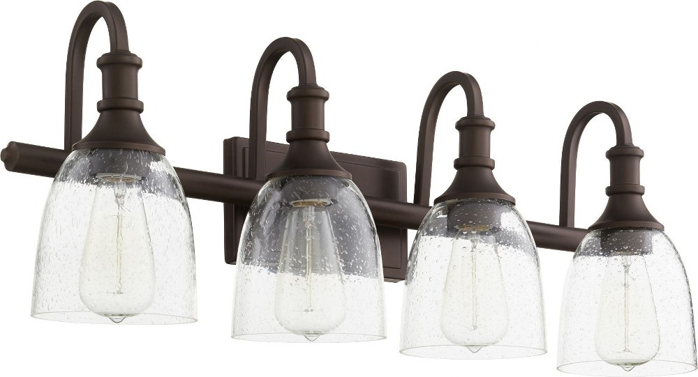 Quorum Lighting 5011-4-80 Richmond Bathroom Light Aged Brass