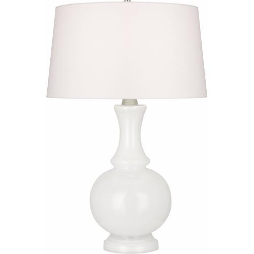 Robert Abbey Lighting W3323 Glass Harriet 1 Light Table Lamp