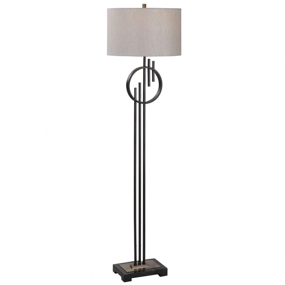 Uttermost 28192 Nealon One Light Modern Floor Lamp