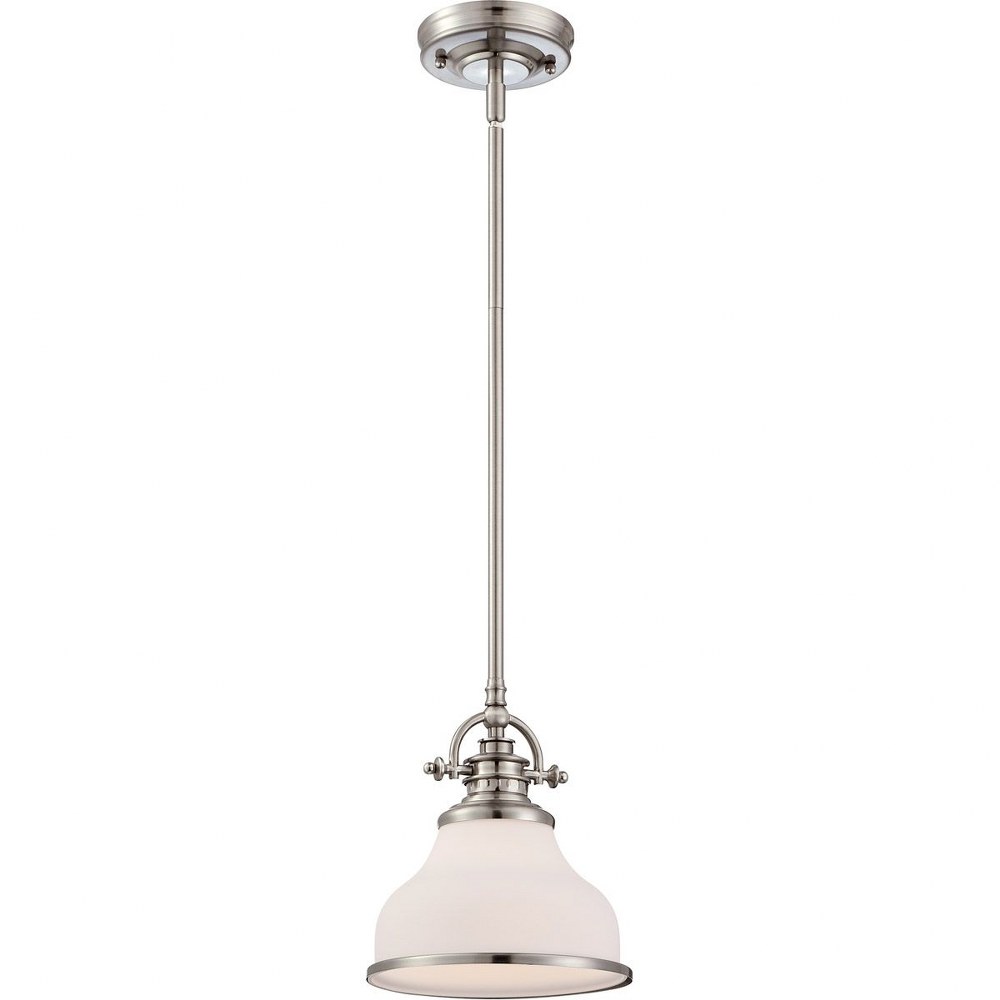 11 H x 6 W 1 Light 100 Watts Quoizel DH1506AN Duchess Mini Pendant Lighting Antique Nickel 11 H x 6 W 1 Light 100 Watts Quoizel DH1506AN Duchess Mini Pendant Lighting Antique Nickel